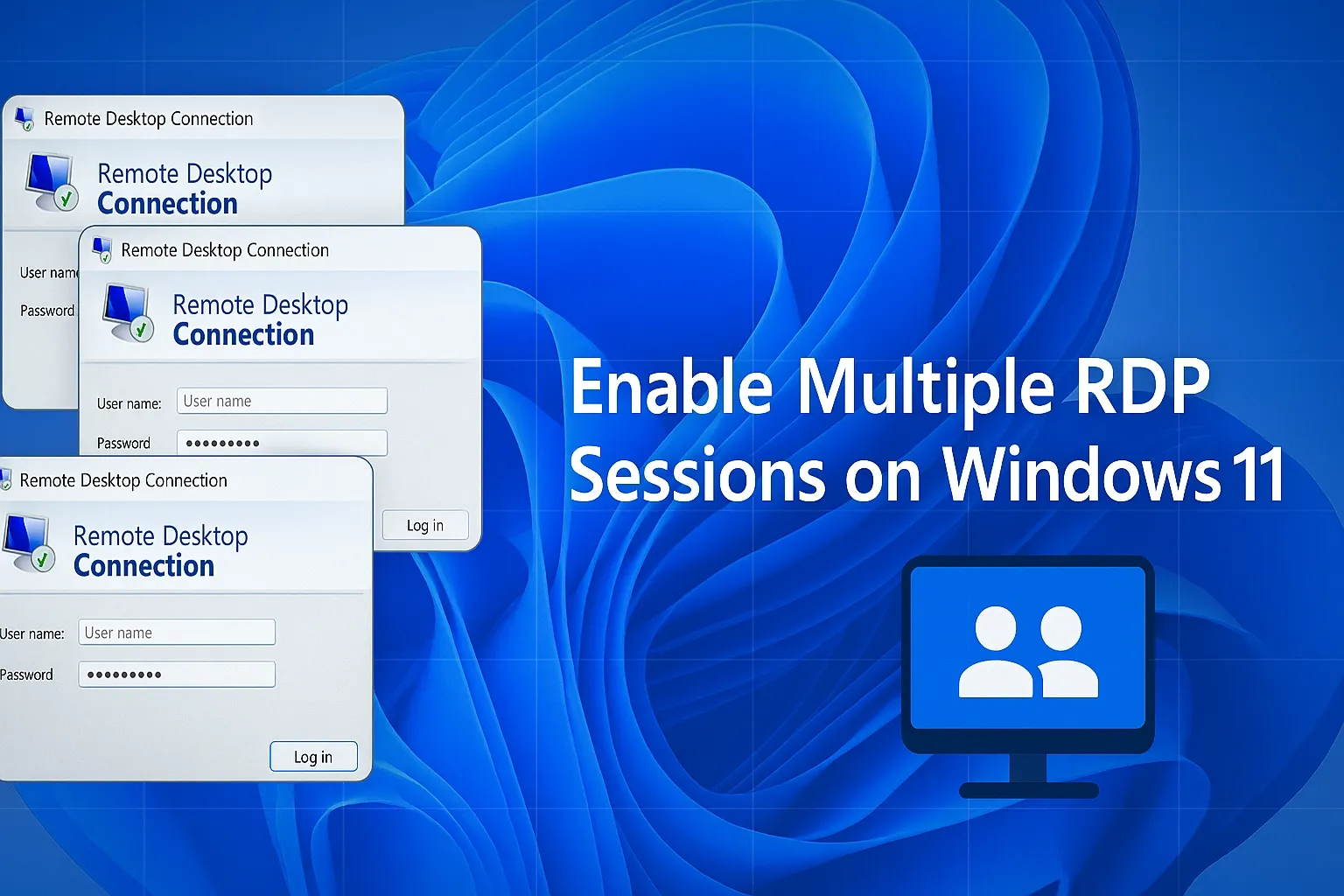Enable Multiple RDP Sessions on Windows 11